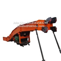 Mini skid steer crawler mucking loader with backhoe attachment for sale