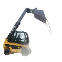 2.5-3t  two  wheel telescopic telehandler  boom forklift  for sale with bucket