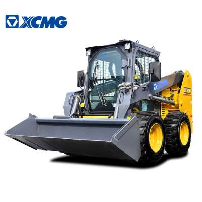 XCMG China brand new loader mini skid steer xc760k 1t skid steer loader with hydraulic breaker for sale